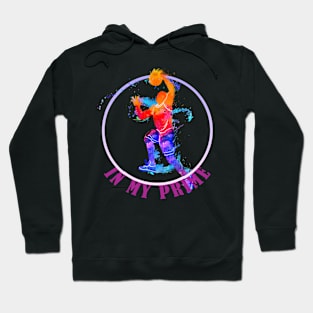 colourfull basketball in my prime Hoodie